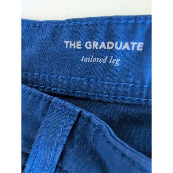 AG Graduate SUD Jean Men 34 (35x29)* Tailored Leg Sueded Stretch Sateen Blue - Picture 5 of 11